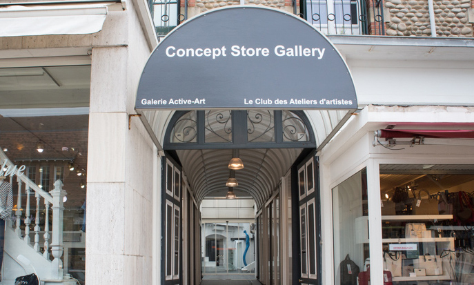 Façade de la Cocept Store Gallery de la Baule